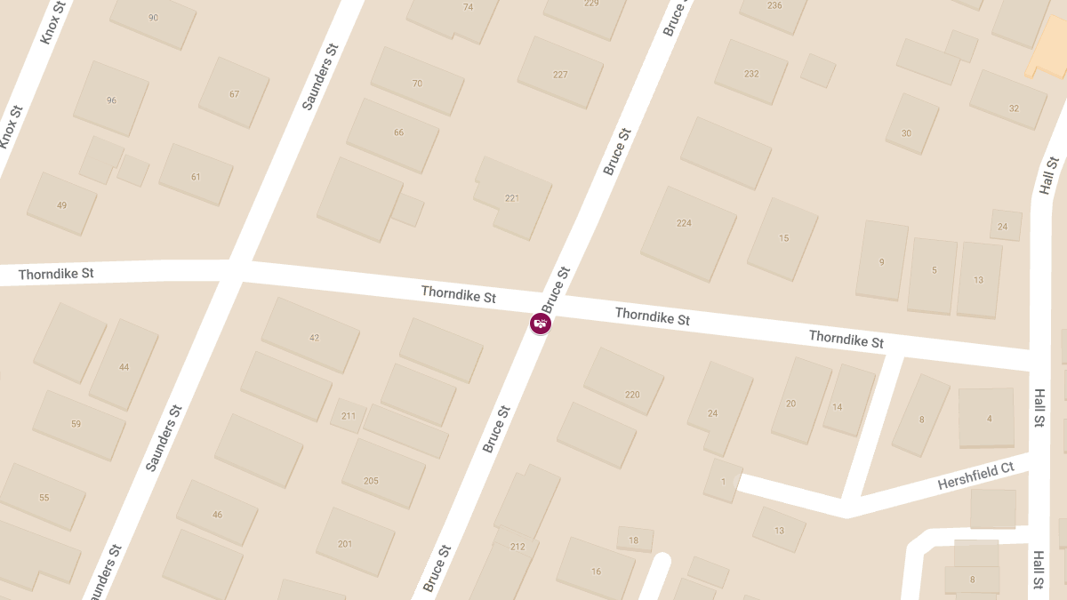 Motor Vehicle Crash With Injuries at Thorndike St & Bruce St