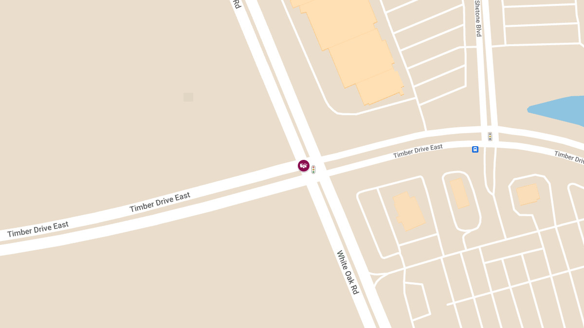 Motor Vehicle Crash With Injuries at Timber Dr E & White Oak Rd