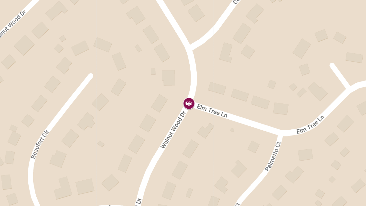 Motor Vehicle Crash With Injuries at Walnut Wood Dr & Elm Tree Ln