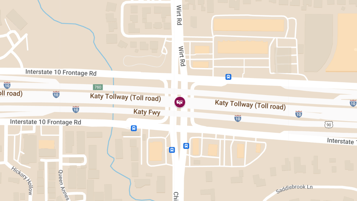 Motor Vehicle Crash With Injuries on I-10 W at Chimney Rock Rd