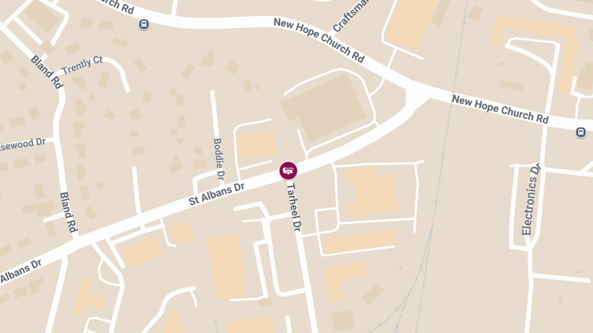 Motor Vehicle Crash on Tarheel Dr Causes Injuries