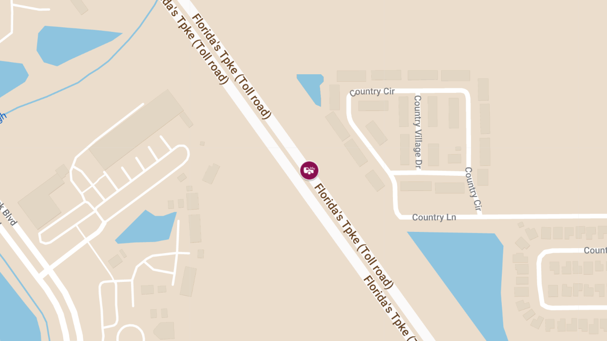 Motor Vehicle Crash with Injuries Reported on Florida’s Turnpike NB at MM244