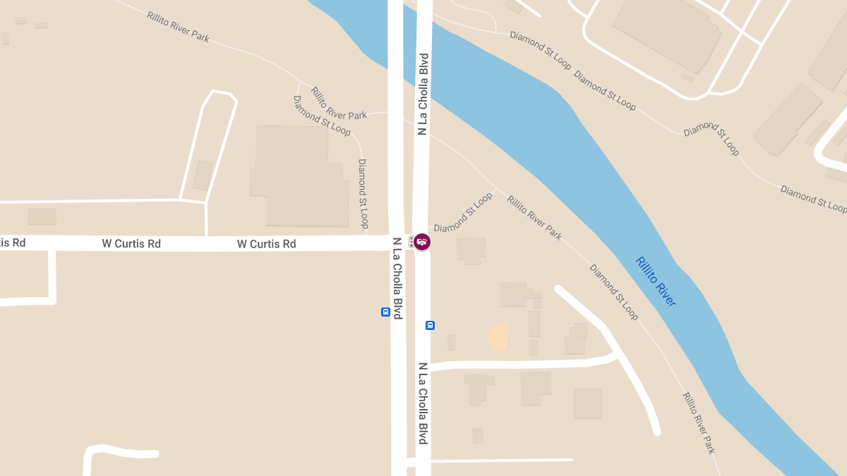 Motor Vehicle Crash with Injuries at Curtis Rd & La Cholla Blvd