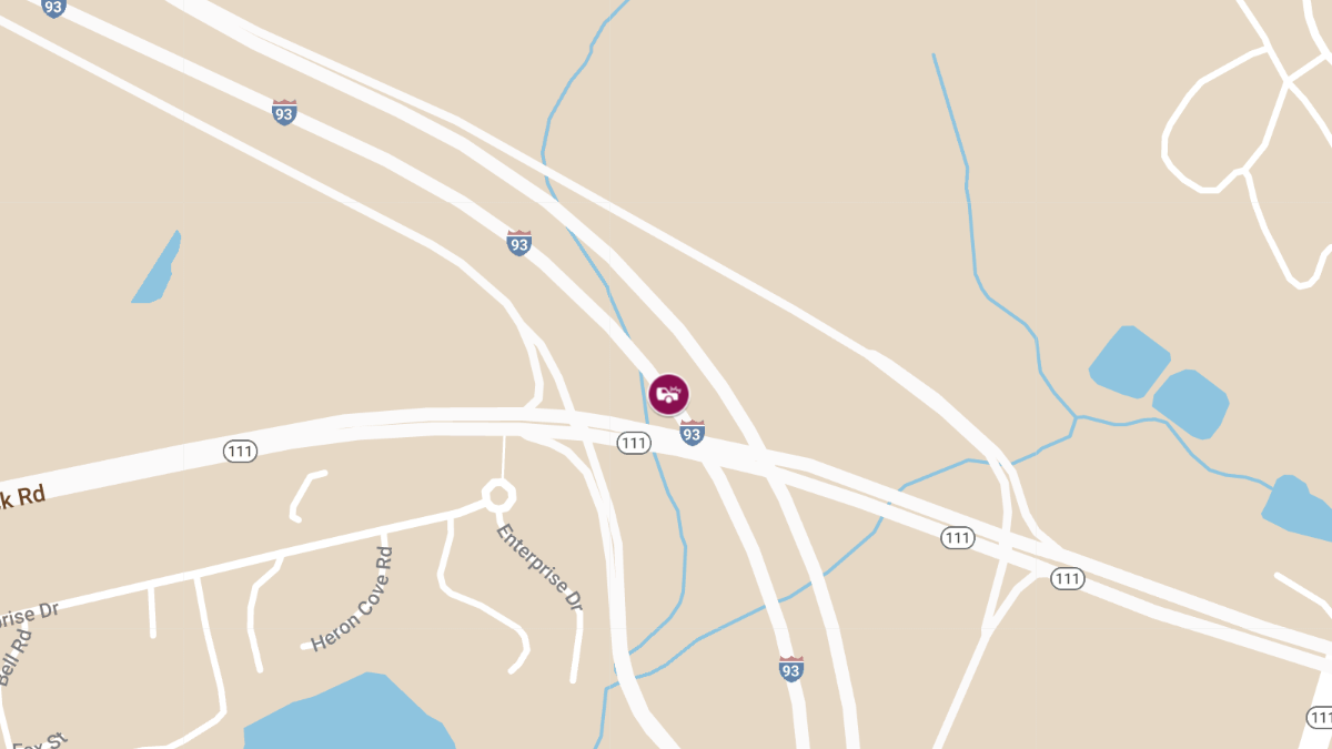 Motor Vehicle Crash with Injuries on I-93 NB Near MM 7