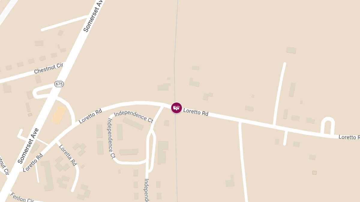 Motor Vehicle Crash with Injuries on Loretto Rd