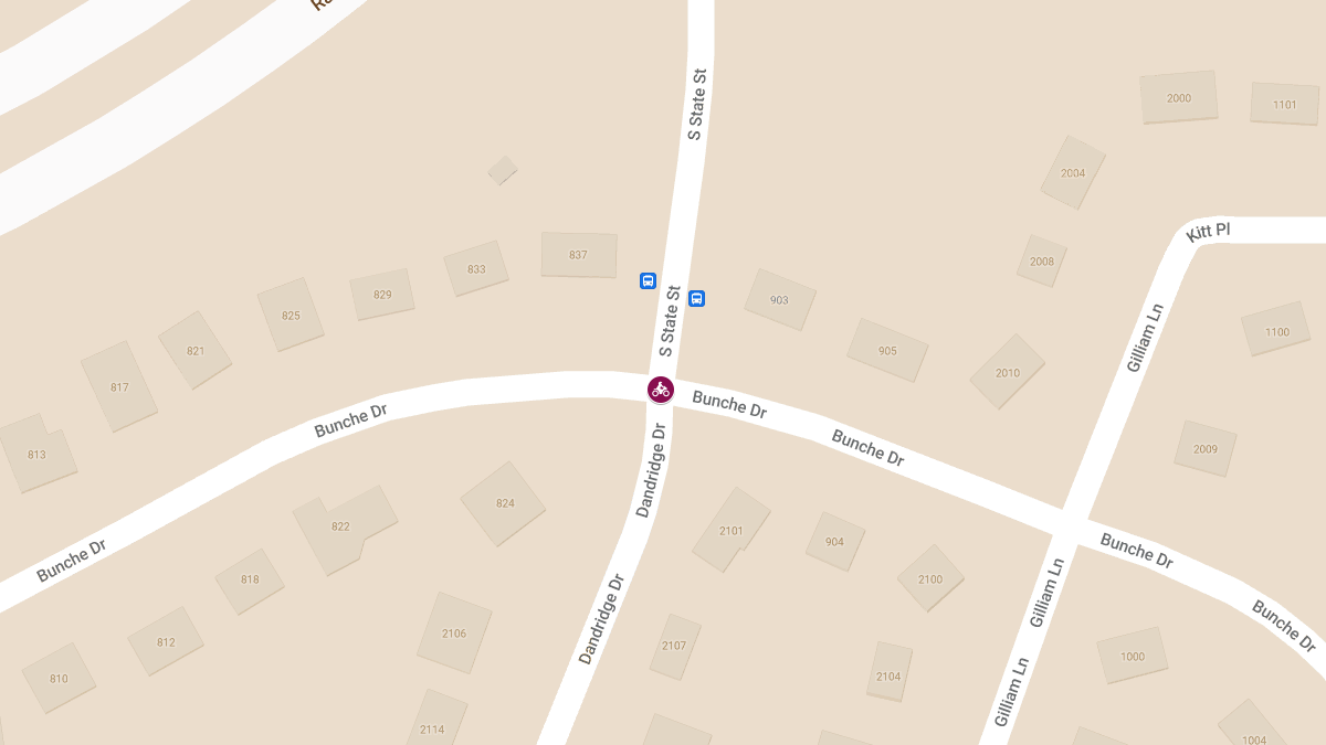 Motorcycle Crash With Injuries at S State St and Bunche Dr