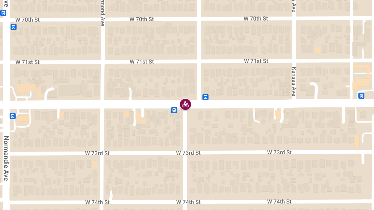 Motorcyclist Injured in Collision at W Florence Ave & S Budlong Ave