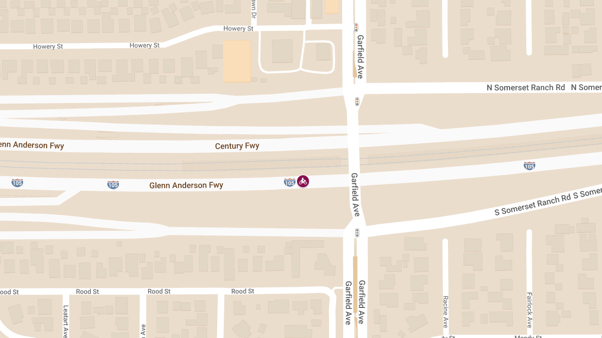 Motorcyclist Injured in Crash With Maserati on I-105 Near Garfield Ave