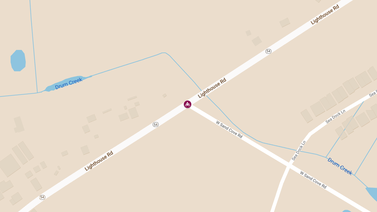 Motorcyclist Injured in Crash at Lighthouse Rd & Sand Cove Rd