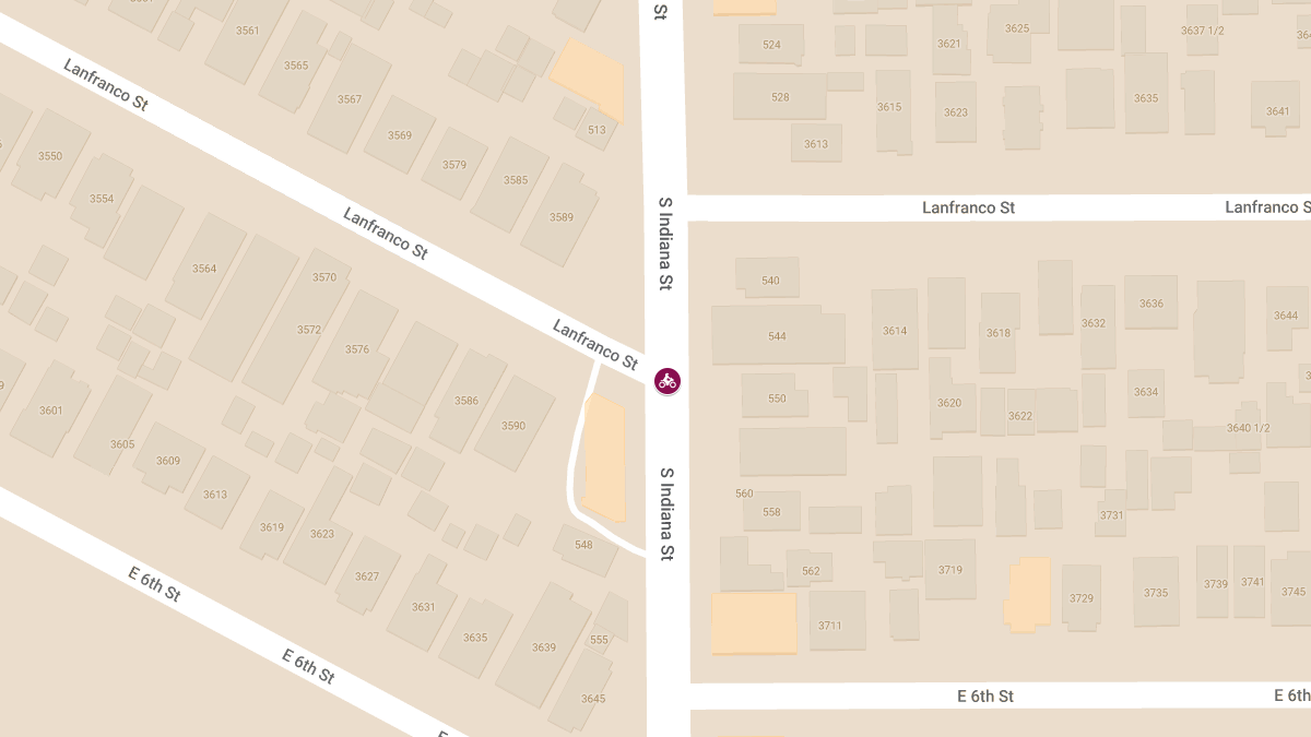 Motorcyclist Injured in Crash at S Indiana St & Lanfranco St