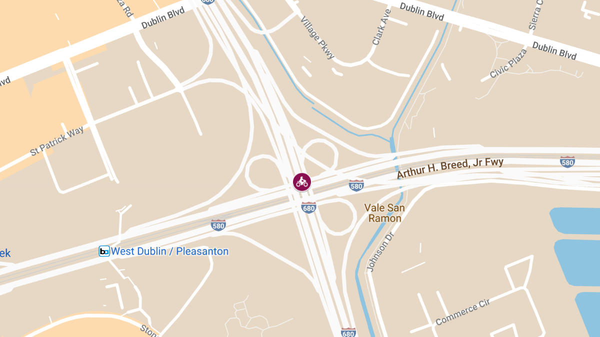 Motorcyclist Injured in Crash on I-580 Connector to I-680