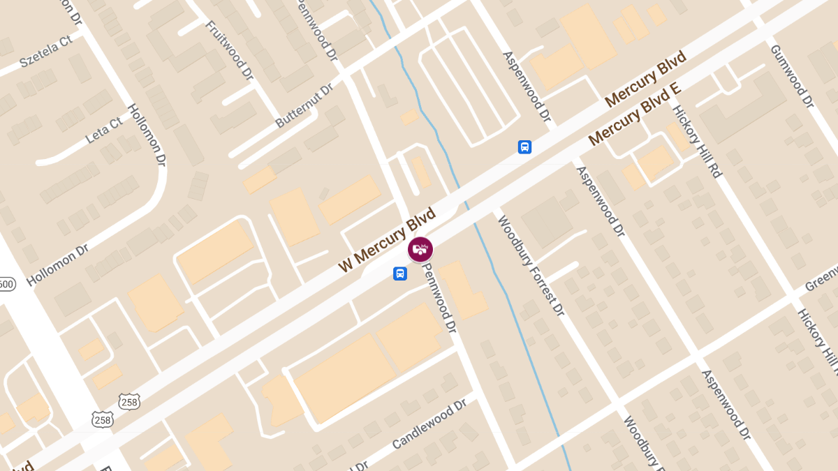 Motorcyclist Killed, Two Injured in Crash at W Mercury Blvd & Pennwood Dr