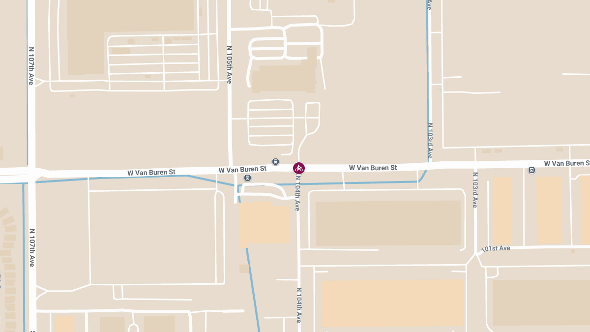 Motorcyclist Killed in Crash at 104th Ave & Van Buren St