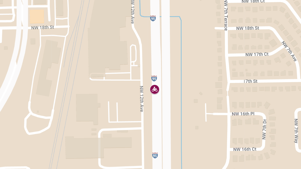 Motorcyclist Killed in Crash on I-95 NB 
