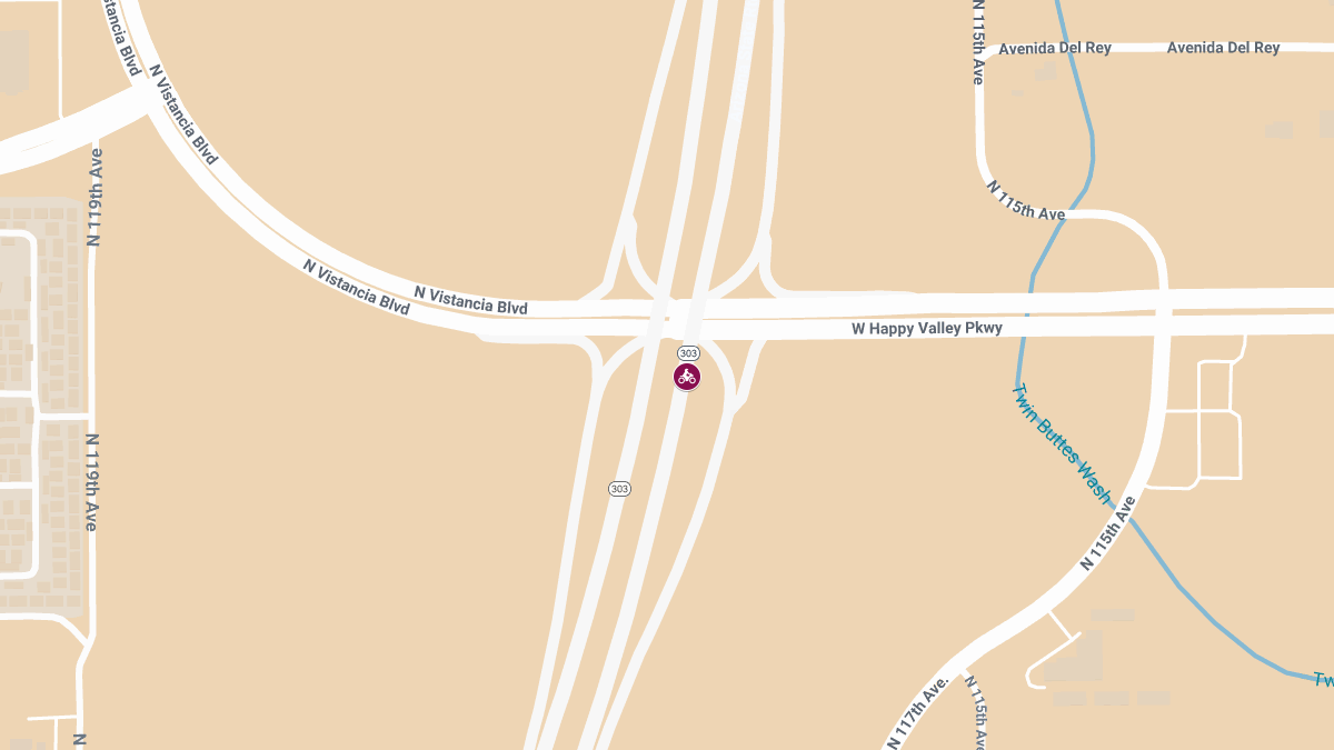 Motorcyclist Killed in Crash on Loop 303 Near Happy Valley Pkwy