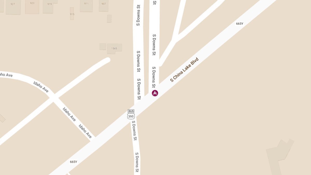 Motorcyclist Seriously Injured in Crash at S Downs St & S China Lake Blvd