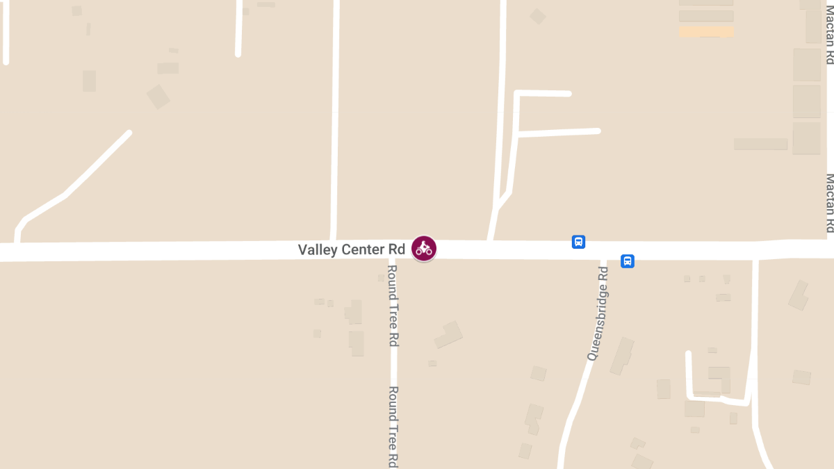 Motorcyclist Seriously Injured in Crash on Valley Center Rd