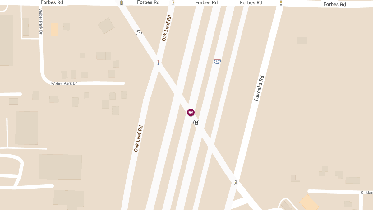 Multi-Car Crash With Injuries on I-271 at Broadway