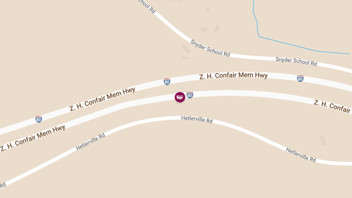 Multi-Injury Crash on I-80 West at Mile Marker 242