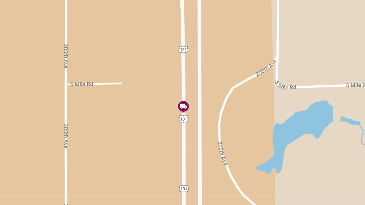 Multi-Semi Truck Crash Shuts Down NB US-131 Near M-222