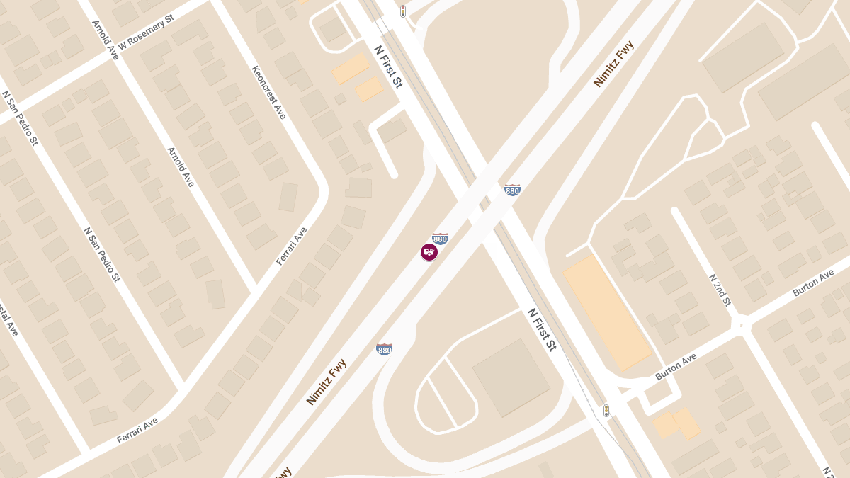 Multi-Vehicle Collision on I-880 Near 1st St Leaves One Injured