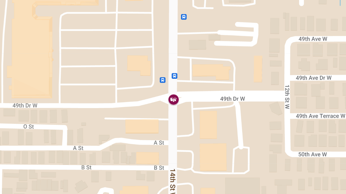 Multi-Vehicle Collision with Injuries at 14th St W & 49th Ave Dr W