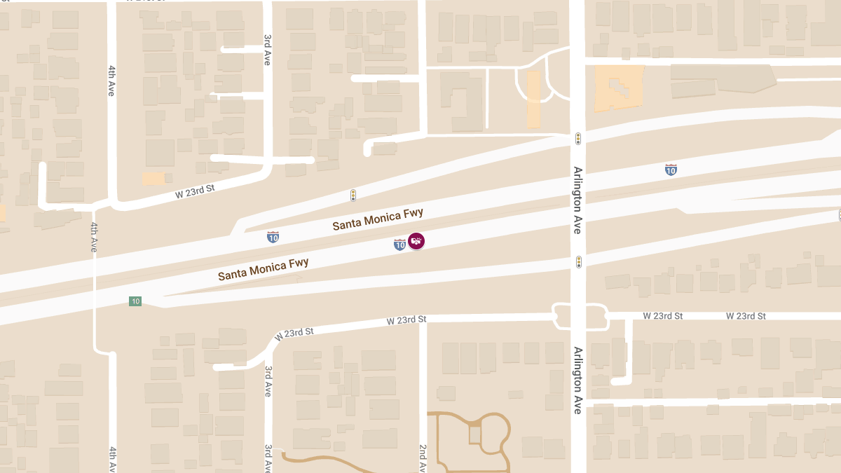 Multi-Vehicle Collision with Injuries on I-10 E Near Arlington Ave