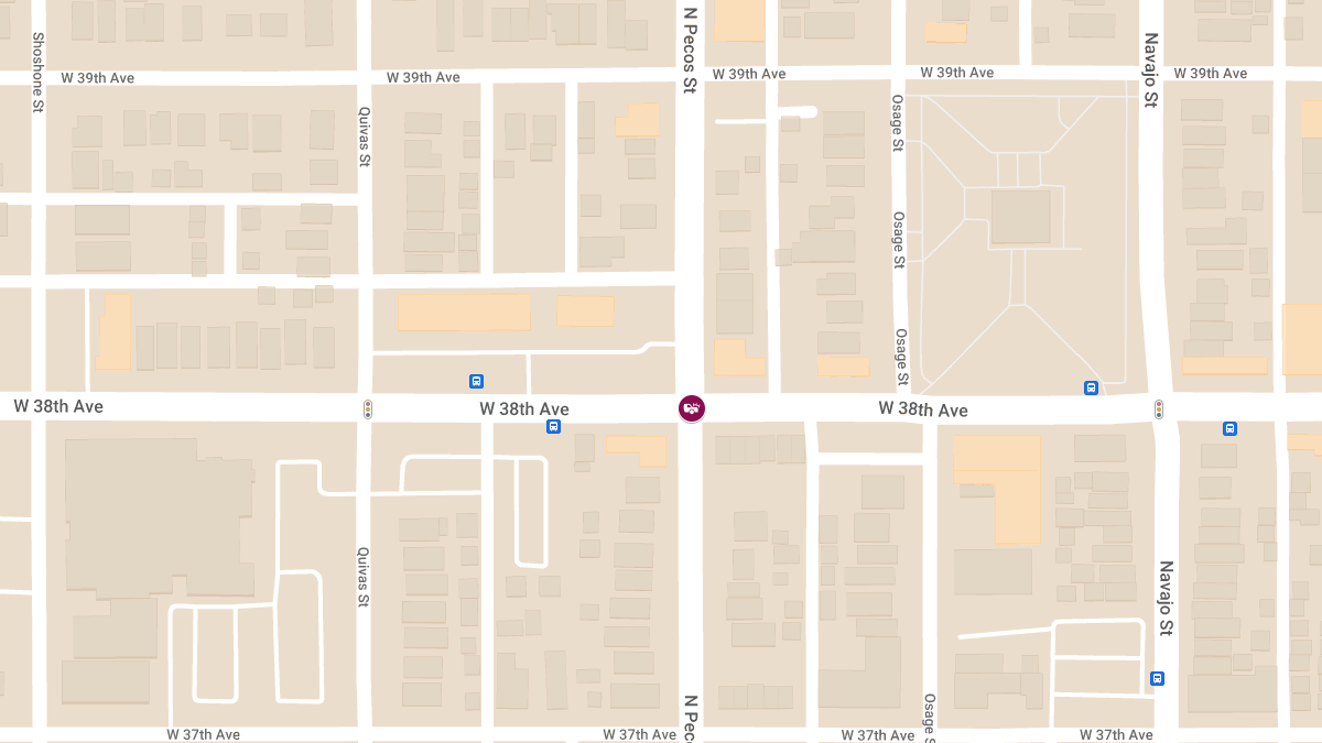 Multi-Vehicle Crash With Injuries at W 38th Ave & N Pecos St