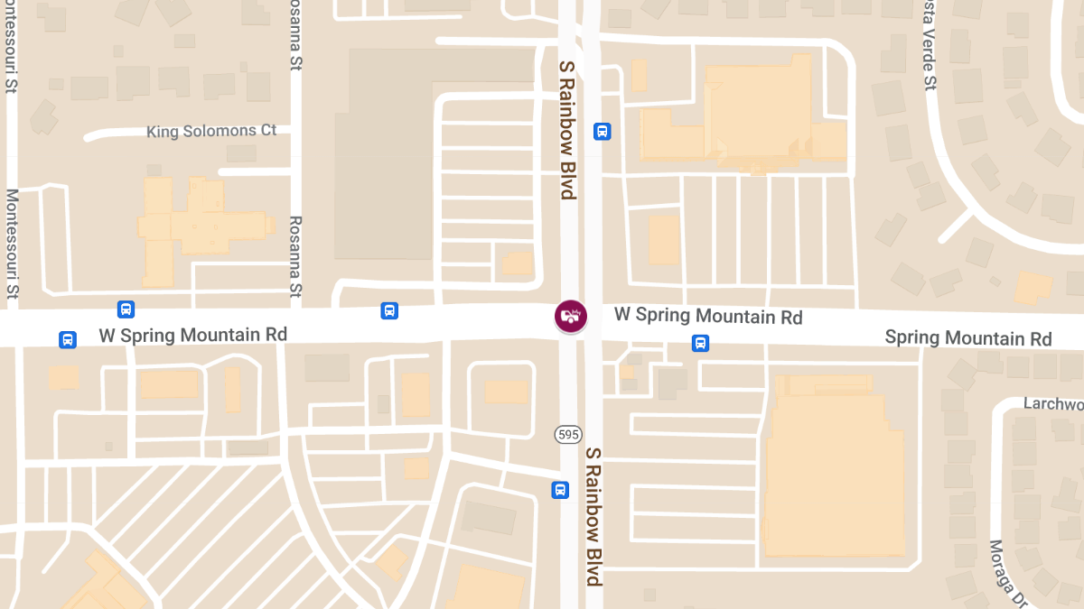 Multi-Vehicle Crash at Spring Mountain Rd & Rainbow Blvd Causes Injuries