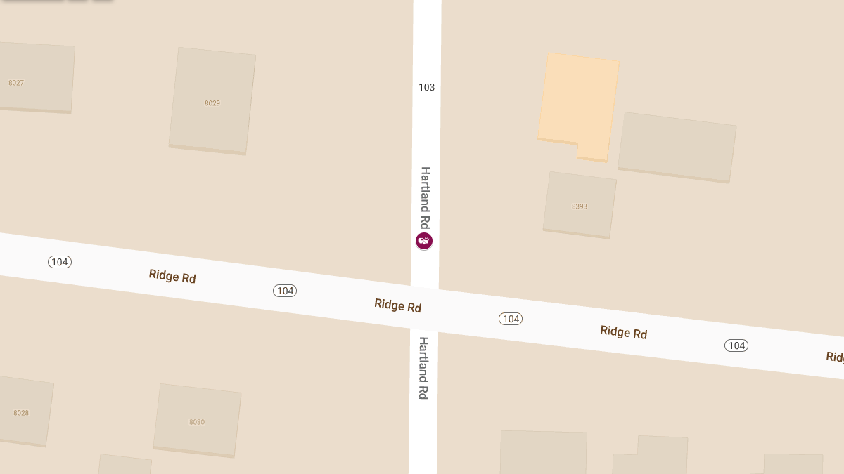 Multi-Vehicle Crash on Hartland Rd Involving Eight Vehicles