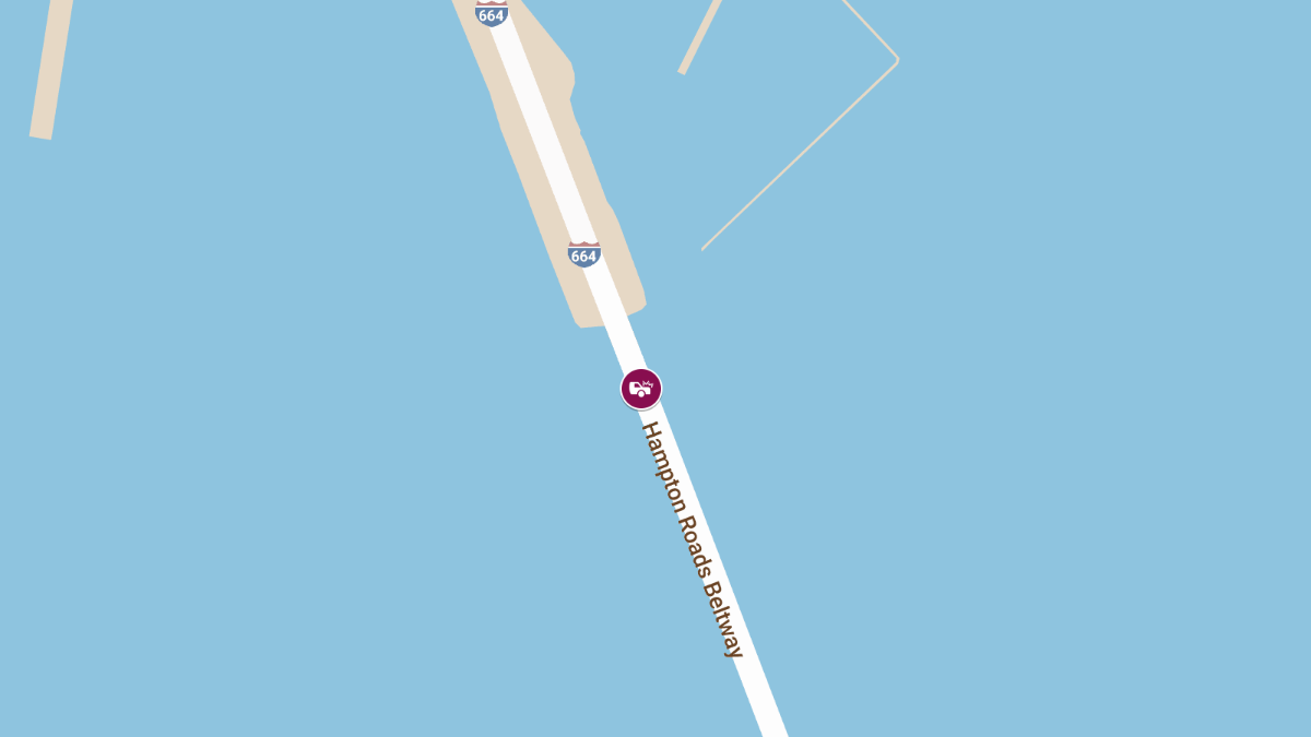 Multi-Vehicle Crash with Injuries Causes Delays at Monitor-Merrimac Bridge-Tunnel
