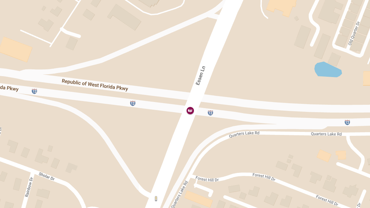 Multi-Vehicle Crash with Injuries on I-12 at Essen Ln