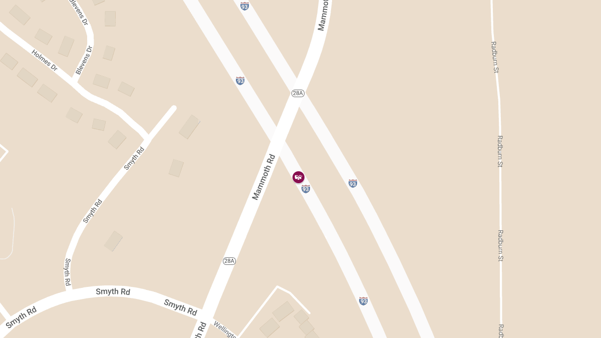 Multi-Vehicle Crash with Injuries on I-93 SB at MM 30.2