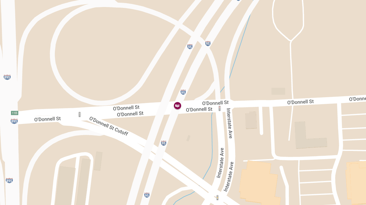 Multi-Vehicle Crash with Injuries on I-95 S at O'Donnell St