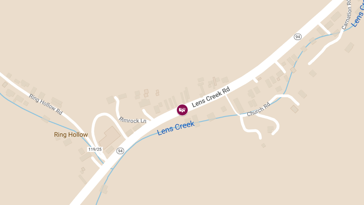Multi-Vehicle Crash with Injuries on Lens Creek Rd