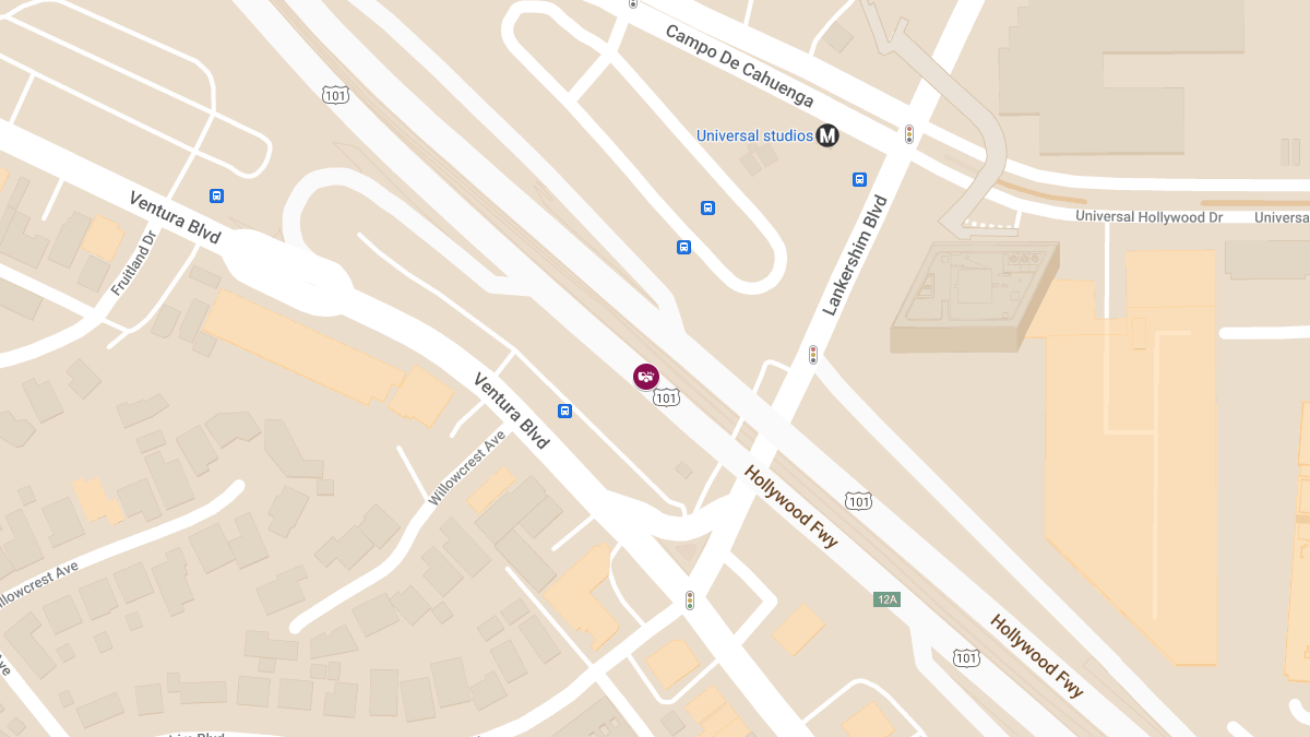 Multi-Vehicle Crash with Injuries on US 101 Near Lankershim Blvd