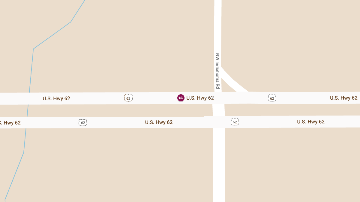 Multiple-Vehicle Collision on US Hwy 62 Near Indiahoma Rd