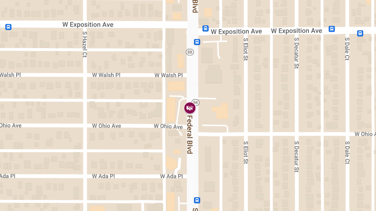 Officer and Motorist Injured in Crash at S Federal Blvd and W Ohio Ave