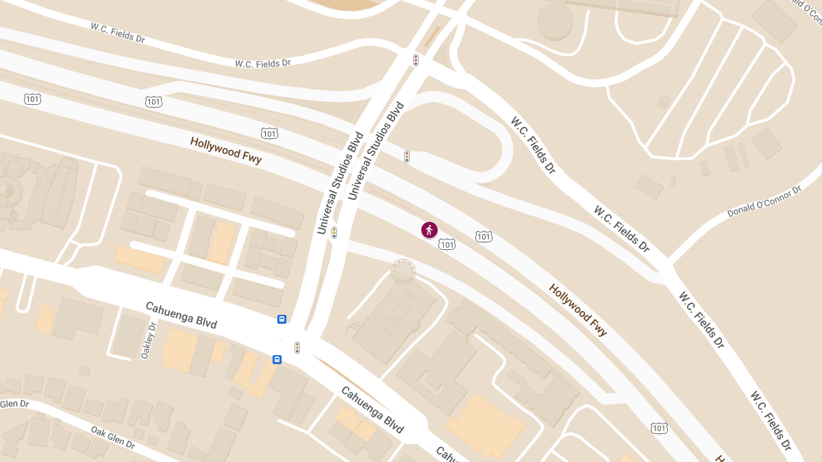 One Dead, One Injured After Pedestrian Crash on 101 Freeway Near Universal Studios