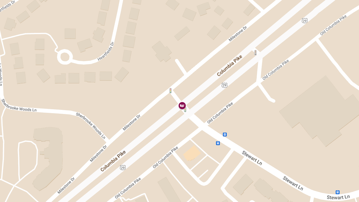 One Extricated After Rollover Crash at Stuart Ln & Columbia Pike