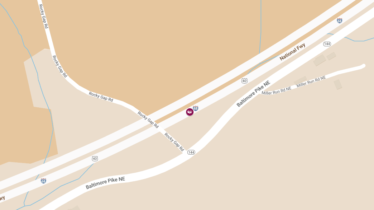 One Extricated Following Crash on I-68 EB at MM 56