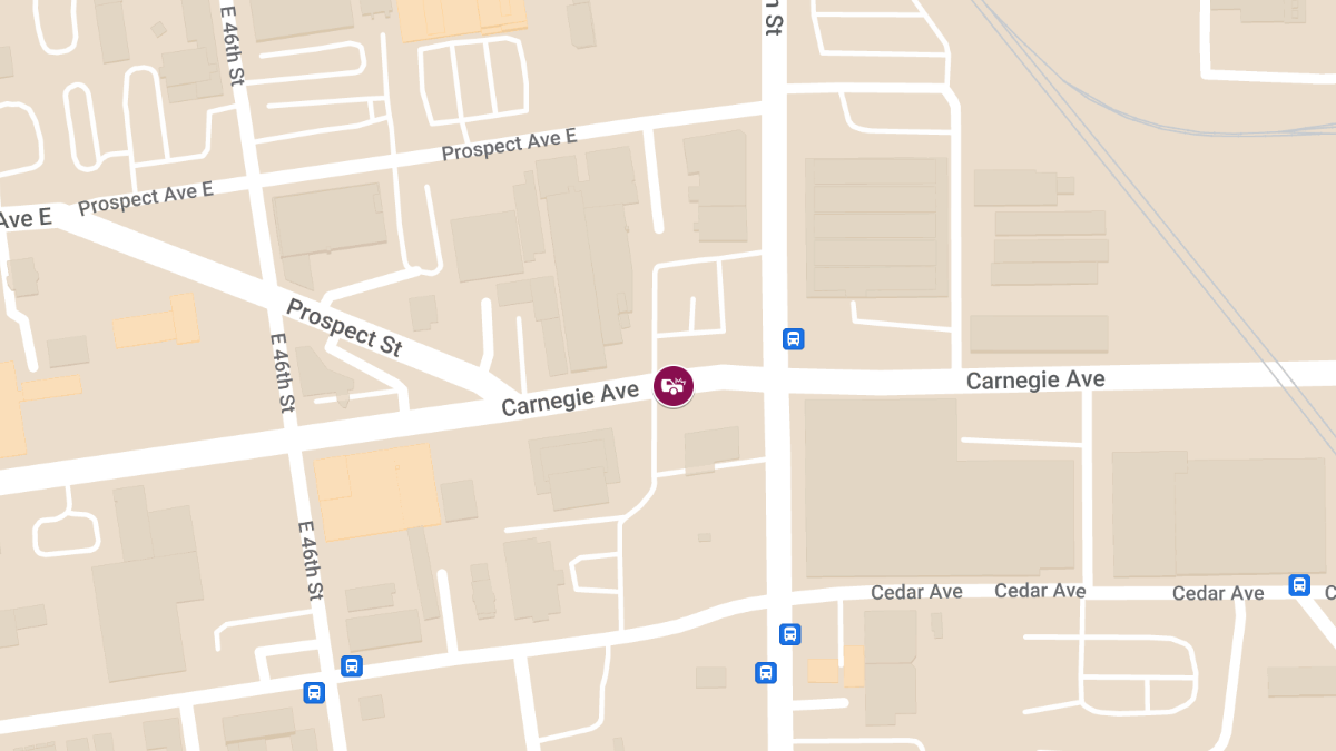 One Freed from Vehicle in Crash on Carnegie Ave