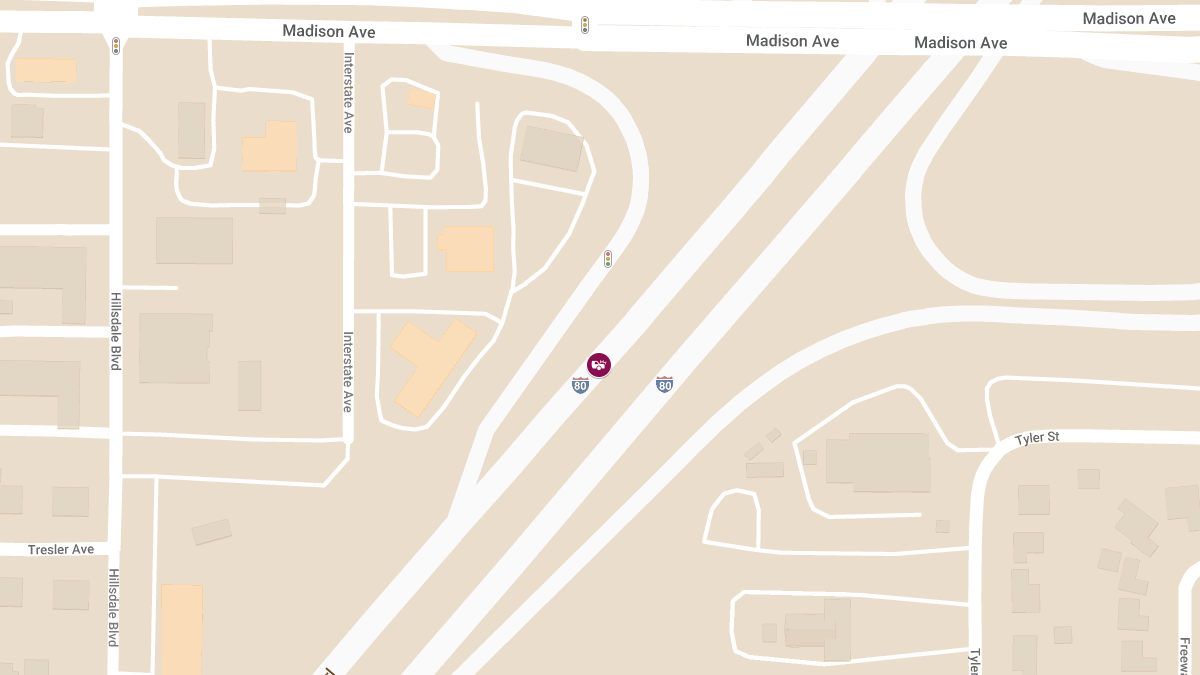 One Injured in Accident on I-80 EB Near Madison Ave