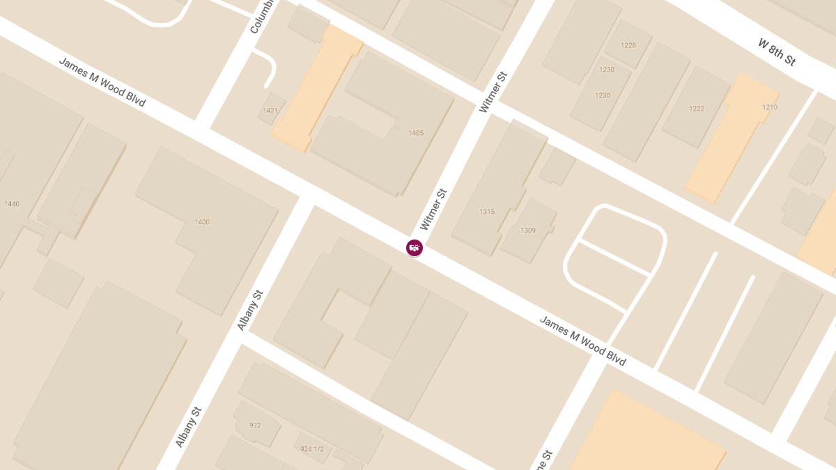 One Injured in Car-Bicycle Accident at James M Wood Blvd & Witmer St