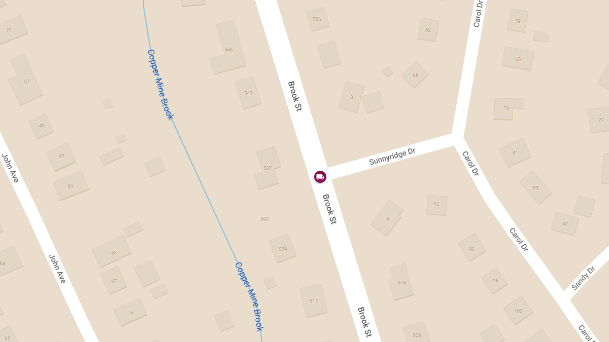 One Injured in Crash Involving Sanitation Truck at Brook St & Sunnyridge Dr