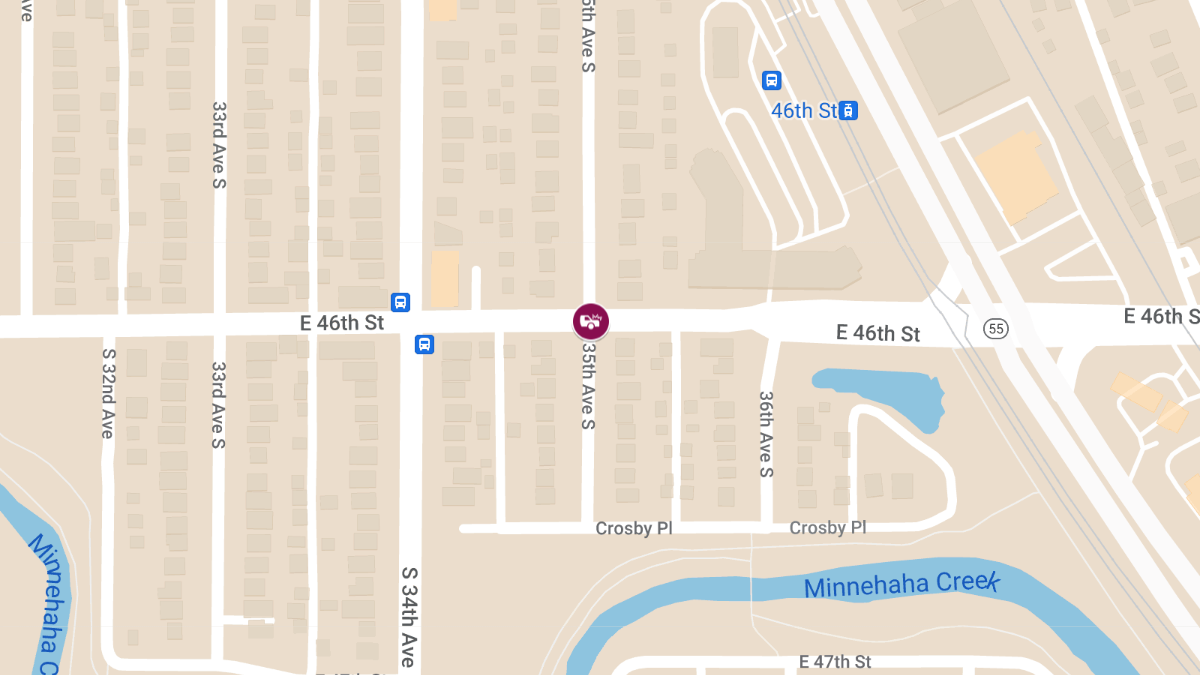 One Injured in Crash at 35th Ave S & 46th St E