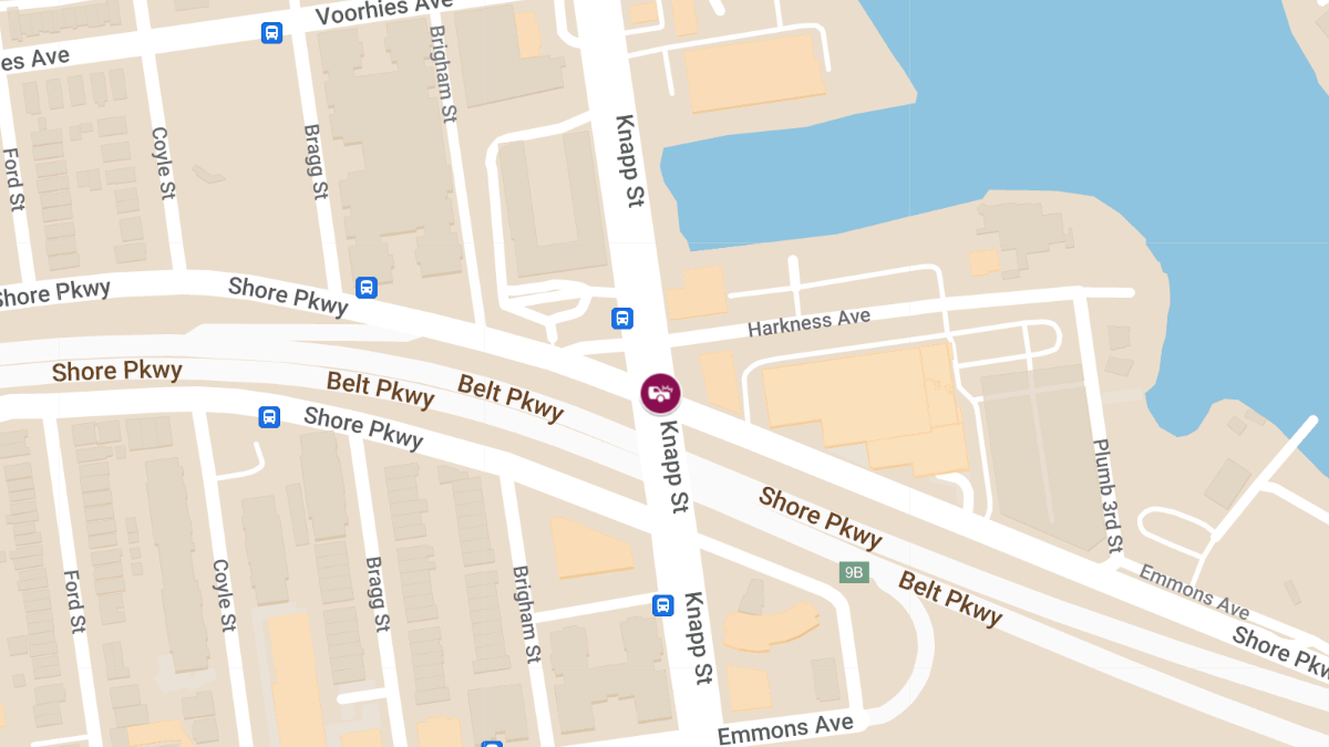 One Injured in Crash at Belt Pkwy E & Knapp St