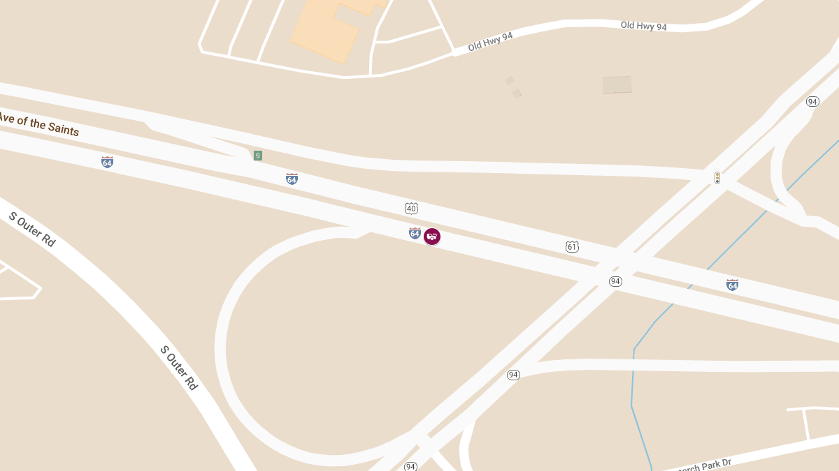 One Injured in Crash on I-64 Near MO-94
