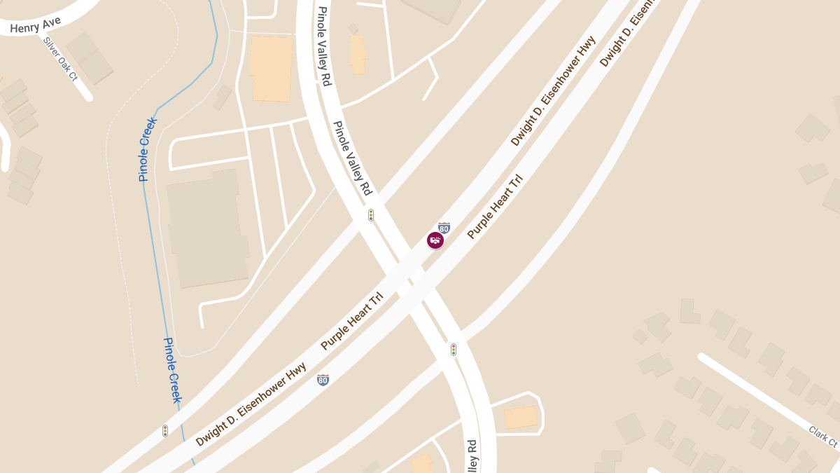 One Injured in Crash on I-80 Near Pinole Valley Rd