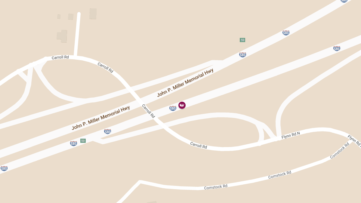 One Injured in Multi-Vehicle Collision on I-580 Near N Flynn Rd
